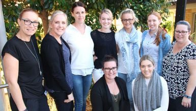 Group of graduate nurses and midwifes