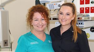 Mother and daughter nursing duo Jo and Pirie Crompton are among more than 70 nurse graduates who started their careers at The Prince Charles Hospital in the last year.