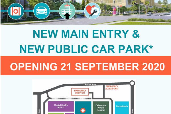 New entry to Caboolture Hospital