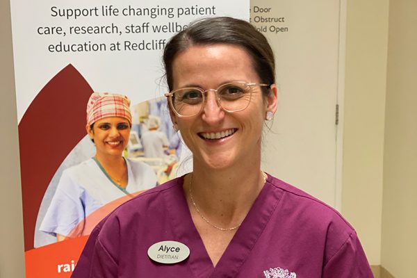 Redcliffe Hospital dietitian Alyce Nissen