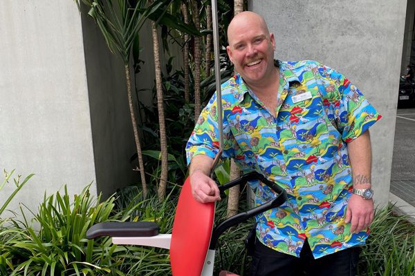 Scotty Gillies loves his role in the Clinical Transport Team.