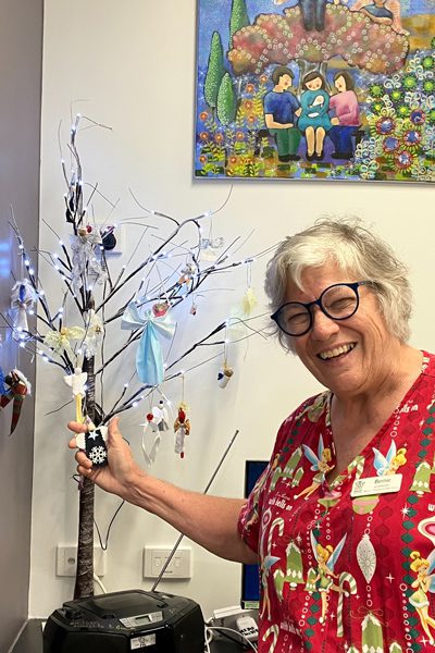 RBWH Midwife Bernie McMain and some of her angels