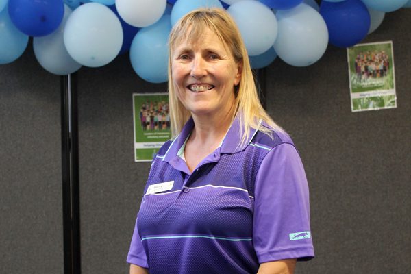 It is clear Zillmere Residential Transition Care recreational officer Rebecca Young is bring fun and joy to our patients