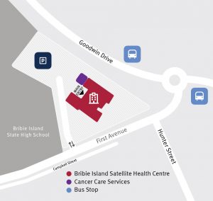 Bribie Island Satellite Hospital map