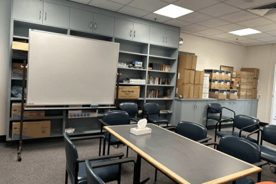 Before the upgrade the space was less appealing for patients.