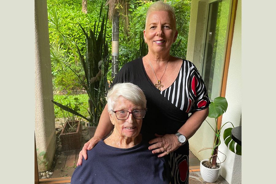 A pilot falls program is helping older people like 100-year-old Dell who have fallen