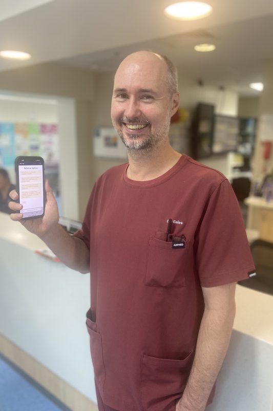 Dr Eamonn Eeles has spent a decade developing an algorithm to determine the likely causes of delirium