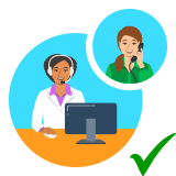 easy-phone-confirm Patient contacting clinic to confirm they can use telehealth