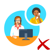 Patient contacting clinic to confirm they cannot use telehealth