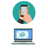 Text or email