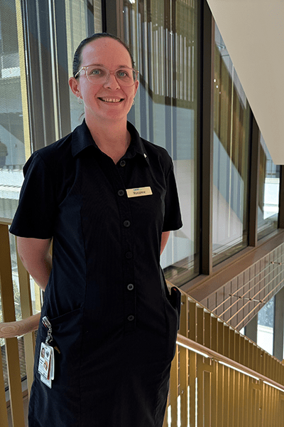 Nurse smiling