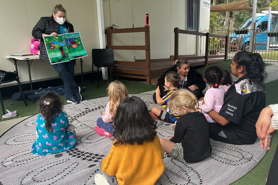 Aboriginal and Torres Strait Islander kindergarten students are learning important life lessons about taking care of their teeth with regular visits by the Metro North Health’s Deadly Smiles team
