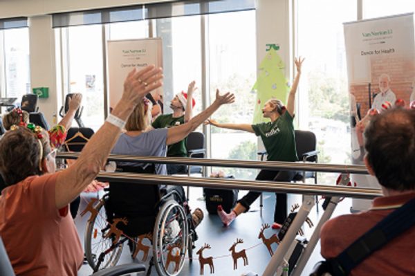 Dance Rehab is bringing joy to patient’s recovery at STARS. Photo credit: Angharad Gladding (Queensland Ballet)