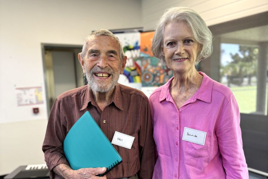 For 92-year-old Neil Begley and his wife Belinda, the Bright ‘N’ Sparks Choir is having a lasting and positive effect on both their lives.