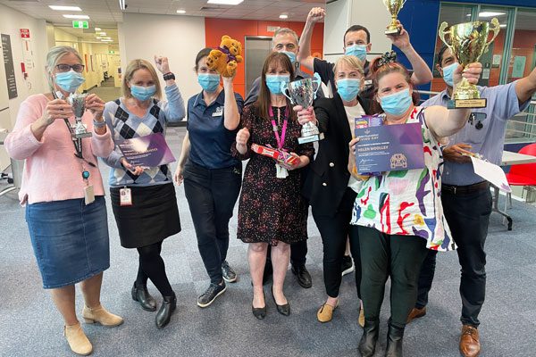 RBWH Allied Health Department Giving Day champions for 2022