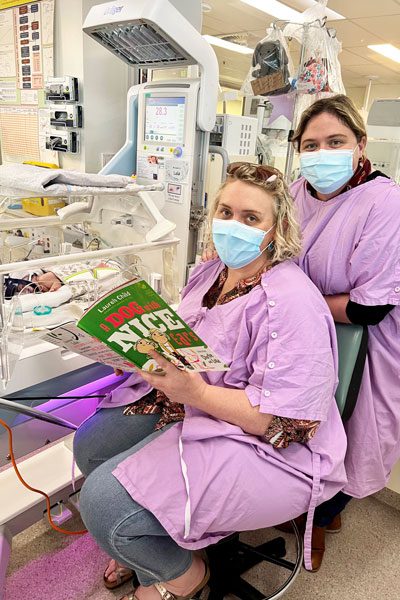RBWH Grantley Stable Neonatology Unit new mums Dianne and Kristy