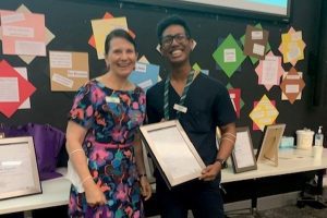 The prevocational doctor who consistently contributes to education and is a rising star in the field. Highly Commended was Jaisil Punnasseril with the winner Douglas James.