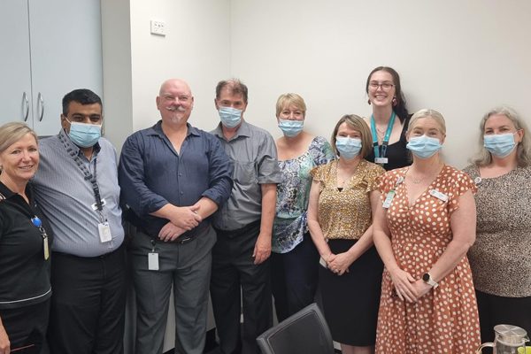 Randall Bell and his team in Women’s and Newborn Services