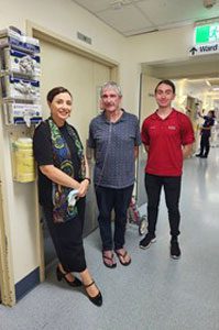 Tami Photinos, Wayne Mahon and Kian Alexander at TPCH