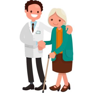 Rapid Access to Community Care older patient graphic