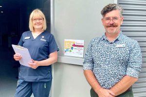 Redcliffe Hospital flu vaccination clinic team members