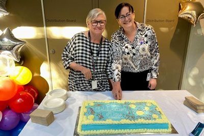 Jackie Hanson and Helen Boocock at the STARS Celebration Day.