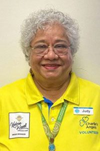 Charlie’s Angel volunteer, Judy Souz at TPCH