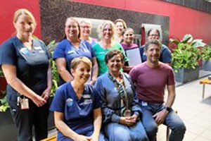 Some of our nursing excellence award winners at TPCH