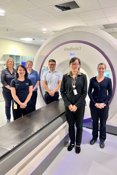 The RBWH Cancer Care team welcome the second of two Accuray Radixact systems