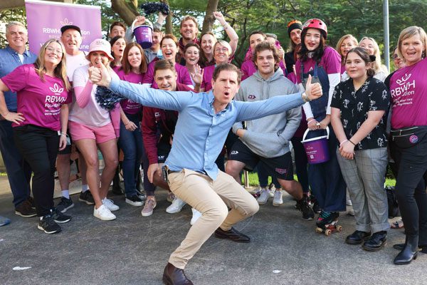 RBWH Foundation Giving Day fun with Sam Mac
