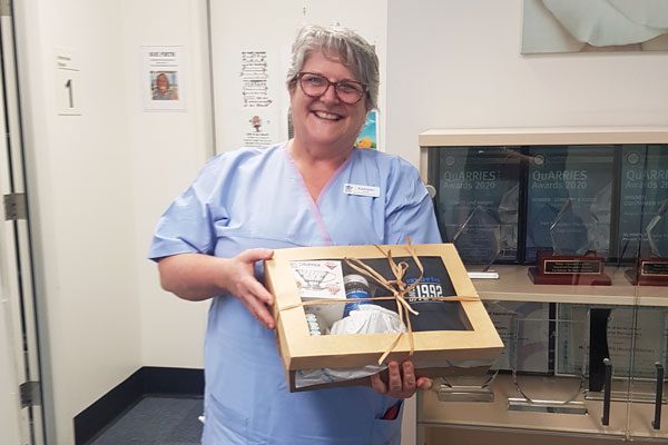 RBWH Nurse Kathleen Searle winner of QUT prize
