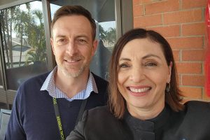 Paul Maplethorpe with Tami Photinos at TPCH