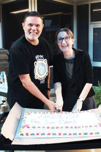 Paul Drahm and Tanya Beaumont celebrating NAIDOC Week