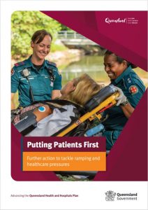 Queensland Government Putting Patients First cover