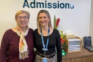 TPCH Admissions team members Sharee Canning and Kate Morgan