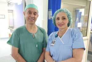Dr Homayoun Jalali and Tami Photinos at TPCH