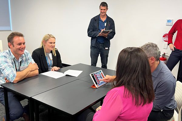 RBWH Executive team participating in professional development workshop