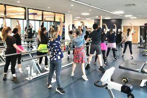 Staff participating in Queensland Ballet’s community Dance Health program
