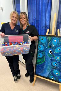  ICU team have found a beautiful way to reuse and recycle waste products.