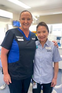 Michelle and Cathy