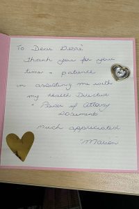 Thank you card