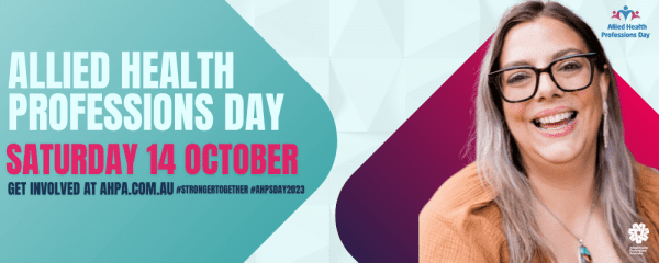 Allied Health Professions Day 2023 email banner