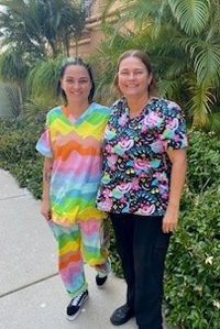 Michelle Hutch with daughter Kayte at Caboolture Hospital