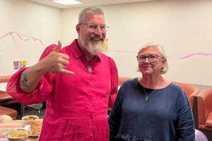 Frocktober campaigner Graham Winbank 
