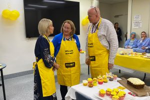 Louise Oriti, Sarah Black and Michael Handy judged the competition