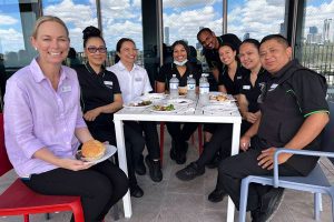 STARS Operational Services staff at BBQ