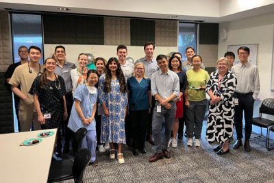 University of Queensland medical students at Caboolture Hospital