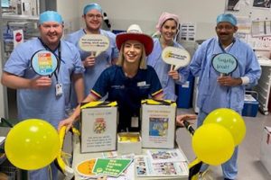 STARS Sterilising team celebrating Safe Work Month