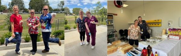 The Caboolture Satellite Hospital team celebrated the occasion in traditional CKW fashion with a sausage sizzle!