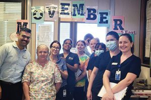 Well done to Ashish and the team on 5 East raised nearly $1,200 for Movember 